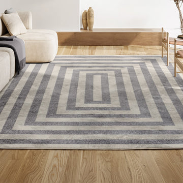 Bandol Modern Classic Mitre Stripe Area Rug